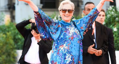 Meryl Streep at The Laundromat Premiere. Image Source: Getty / VINCENZO PINTO